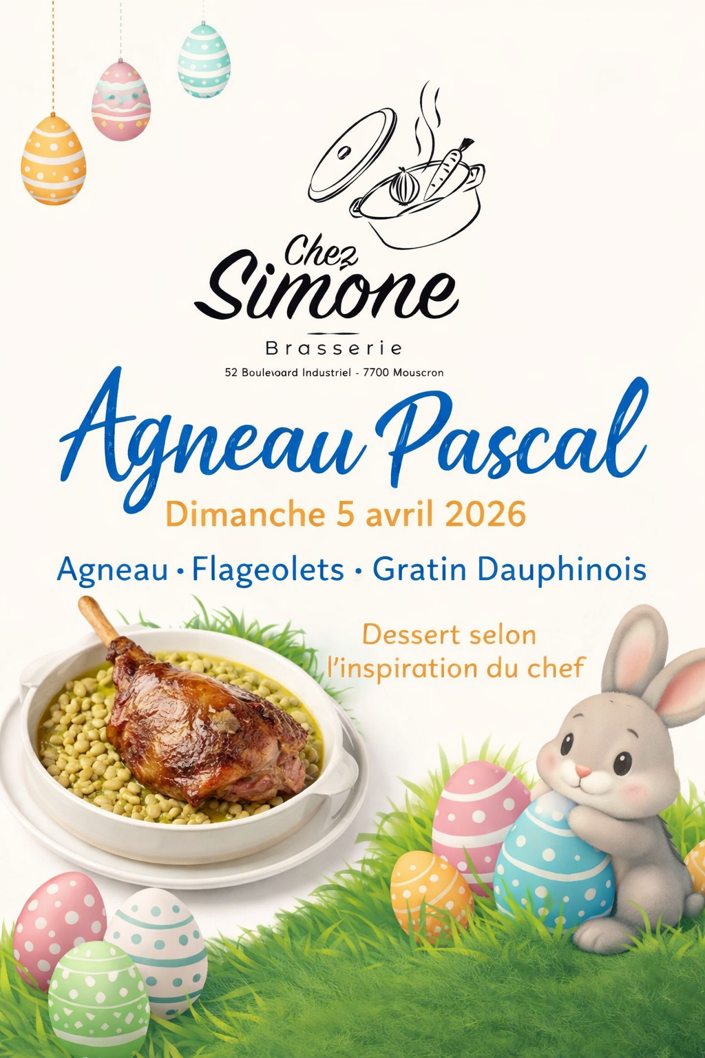 Événement agneau de Pâques Chez Simone